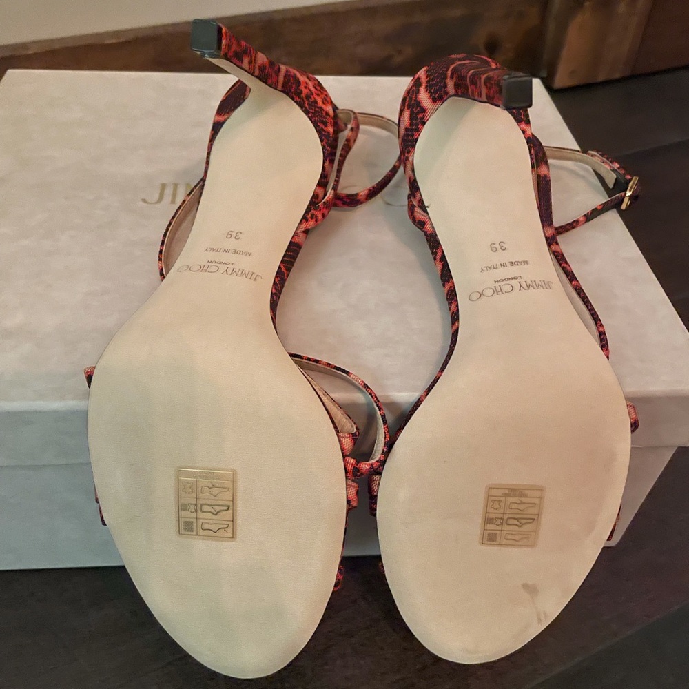 NWT Jimmy Choo Tesca 100mm Heels. Size 39 - Picture 9 of 10